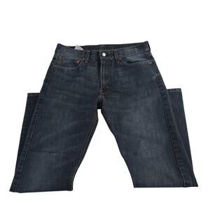 Levis 513 slim straight jeans 34x32 mens denim 6953